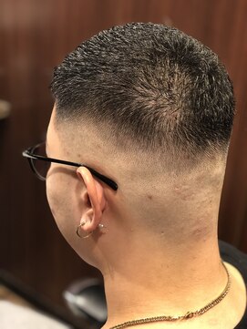 ヒロギンザ 青山店(HIRO GINZA) 濡れパンスキンフェード