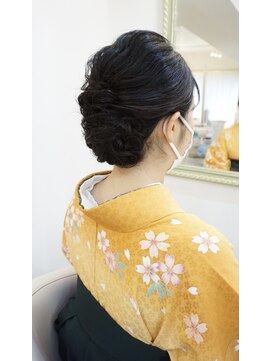ヘアアンドメイクジップ恵比寿 (Hair＆Make ZIP) シンプルアップ卒業式　袴　着付け