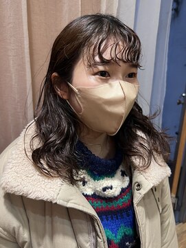 ジェノ(JENO by apish) モードな雰囲気も出るMIXパーマ！