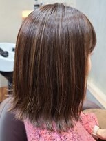 シェルビー 新宿(SHELBe)&nbsp;ボブルフ×イヤリングデザインカラー[新宿/髪質改善/ヘッドスパ]