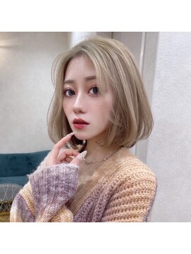 ロンドブルーム 天神大名店(Lond Bloom) 10代20代30代レイヤーボブ髪質改善外ハネボブ似合わせカット