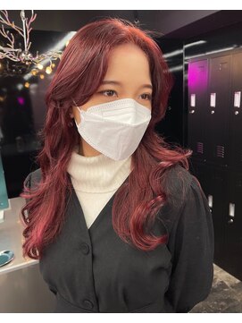 キジ(KIJI) ★ワインレッド×外国人風カラー★