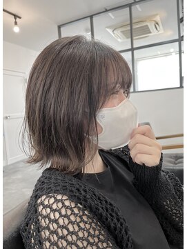 ルヴェルヘアー(Revel hair) ボブ × ラベンダーベージュ