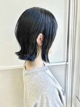 バブ バイネオリーブ(Bab by neolive) 韓国風ブルーブラック　ネイビーブラック　マチルダボブ