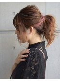 【ムラカミ】イヤリングカラー×ポニーテール≪shalu相模大野≫ 