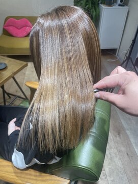 アオトーキョー 二子玉川(ao.tokyo) ブリーチ毛×プレミアム髪質改善  231214/20代30代40代50代