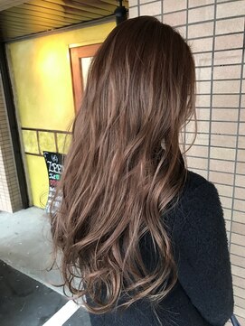 ルッソリベラ 池袋(Lusso libera) ヘルシースタイル艶髪ブラウンレイヤーロング