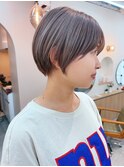 地毛風カラー/ナチュラルレイヤーカット/ショートボブ[船橋]