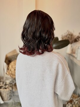 シーソー(SEA SAW) 裾カラー/エンドカラー/ピンクカラー/春カラー