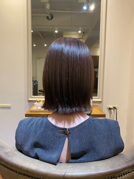 トリート 八千代緑が丘店(TREAT) 外ハネボブ×ベージュ _八千代緑が丘駅