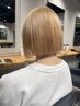  カット+ケアブリーチによるダブルカラー+炭酸泉spa【￥20020】