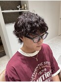 波巻きウルフパーマ