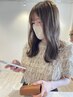 【透明感がカワイイ】イルミナカラー+カット+COTAアイケアTR￥11000