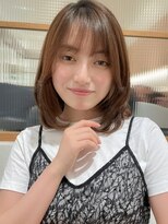 ステアケース 武蔵小杉店(stair:case) レイヤーボブ大人かわいいフェイスレイヤーミントアッシュ