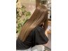 【オススメNo.2】高濃度水素質感改善ストレート+カット+髪質改善TR¥30800~→