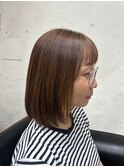 ストレートでお手入れしやすいボブに☆