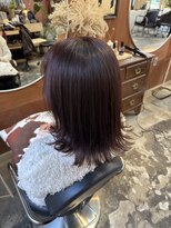 チャプター 問屋町(chapter)&nbsp;透明感ケアカラーピンクラベンダーブラウン顔まわりレイヤー韓国