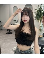リッカ(LICCA)&nbsp;【MISAKI】ショコラグレージュ/レイヤーカット/サイドバング
