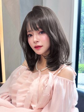 ロンドエニカ 大宮(Lond enika) 暗めカラー/レイヤーカット/マロンベージュ/くすみベージュ/大宮