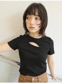 レイヤーカット/顔まわりレイヤー/外はねボブ/小顔カット
