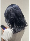 アッシュブルー/寒色系カラー/ハイトーン/Wカラー