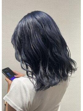 ネオ(neo.) アッシュブルー/寒色系カラー/ハイトーン/Wカラー