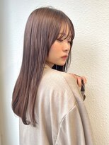 モッズヘア 越谷(mod's hair)&nbsp;ロングレイヤー×ココアベージュ/韓国ヘア/髪質改善/艶髪p越谷