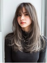 ダル 渋谷/表参道(DAL.)&nbsp;レイヤーカット髪質改善カラーブリーチなしダブルカラー韓国