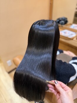 ラクヘアー 住吉店(rak hair)の写真/芯のある髪へ導く《TOKIOトリートメント》髪にハリとコシを与え、まとまりのある美しい髪に♪