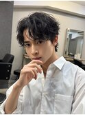 大人ルーズシャドウパーマ