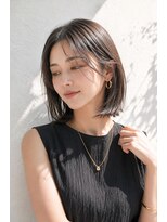 アッシュ 学芸大学店(Ash)&nbsp;ボブ/大人女性/シアーグレージュ/髪質改善/白髪ぼかし