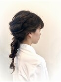 編みおろしアレンジ
