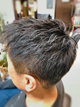 キャン 温品店(CAN) 【CAN】ビジネスシーンでもOK!ベリーショートツーブロック