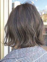 ウノプリール 茶屋町店(unopulir)&nbsp;【unopulir永尾】外はねグレージュボブ☆大人可愛い