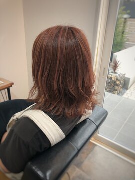 ランプ ヘアスタジオ(LAMP Hair Studio) ハイライト×ピンク