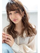 アンジェリカラボ 梅田店(ANGELICA LABO)&nbsp;ANGELICA ロングウェーブ　シナモンベージュ