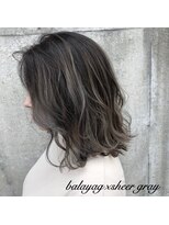 アンルーク ヘア(+1 unluke hair) [+1unluke]2024-SS/balayage×sheer gray