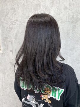 デミヘアー(Demi hair) レイヤーカット×ブリーチなしグレーアッシュ