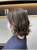 こなれ波打ちパーマ