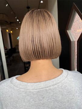 サロンドミルク 溝の口店(salon de MiLK) 10代20代30代/ボブ/ストレート/ベージュカラー［溝の口］