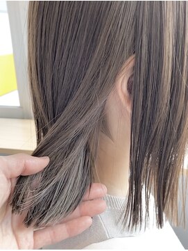 ミモザ(Mimosa) 《Mimosa》#インナーカラー#グレージュ