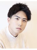 【 Ｉ. 】スーツ　短髪ツーブロック　束感　モテる黒髪　川口