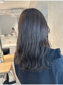 【神山美来】透明感艶髪グレージュ/ブリーチなしダブルカラー