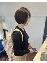 トレス(TRESS)&nbsp;ミニボブ/伸ばしかけ/アッシュ/グレー/透明感カラー