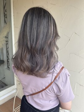 アップル(APPLE) バレイヤージュ☆シルバー