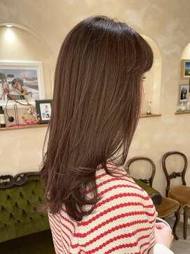 ビュートリアム265(BEAUTRIUM 265) レイヤーカット/顔周りカット/チョコレートブラウン/銀座有楽町