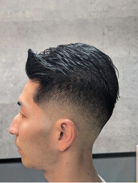 グロウヘアワークス トウキョウ(grow hair works tokyo) Grow hair works tokyo/  七三スキンフェード