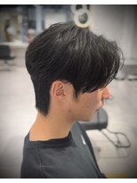 リノバイアクネ(lino by ACNE) 韓国ヘアカルマパーマセンターパートダウンパーマコンマバング