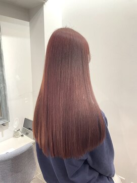 ラフ 原宿(L.a.a.g.f harajuku) ブリーチなしダブルカラー ロングヘア＠原宿