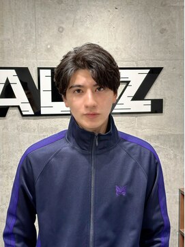 オルズ 渋谷(ALLZ) カルマヘア韓国ヘアかきあげヘア毛流れパーマニュアンスパーマ